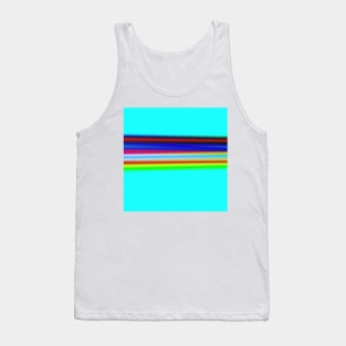 BLUE GREEN TEXTURE ART Tank Top